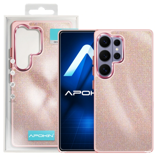 Designer Hard Case with Glitter for Samsung Galaxy S26 Ultra Pink
